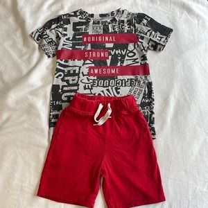 Wonderkids boys short set